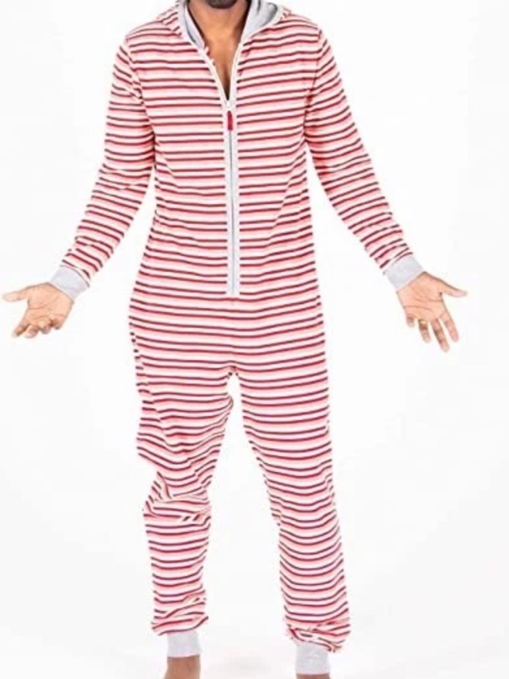 BURST BEES JUMPSUIT ONE PIECE HOODED ZIP-FRONT ROMPER